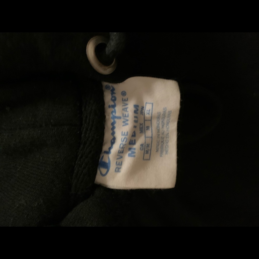 Men’s champion Medium reverse weave hoodie.